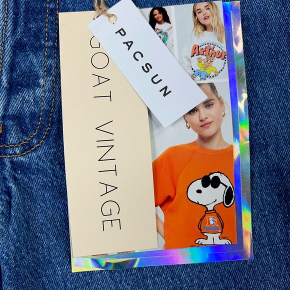 Levi’s Goat Vintage Reworked Womens Slim Skinny Jeans High Rise Button Fly 1 New - Picture 9 of 12